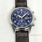 Best Quality IWC Pilot Spitfire Chronograph Watch Black Dial
